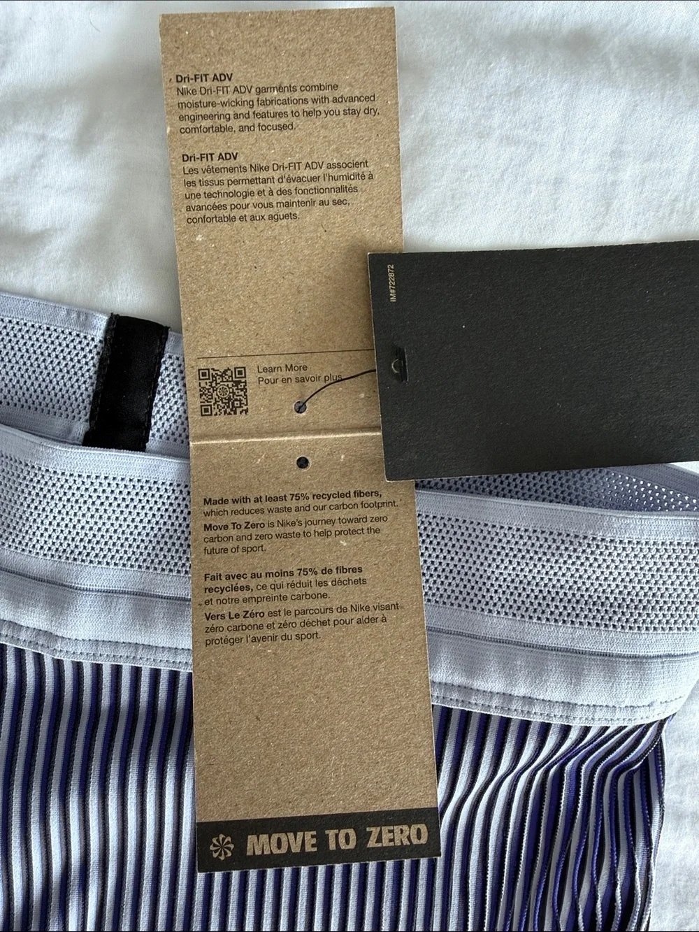 Nike Striped Athletic Compression Shorts - Blue/White